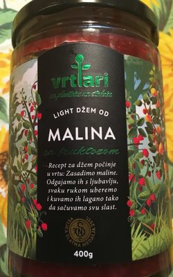 Light džem od malina sa fruktozom