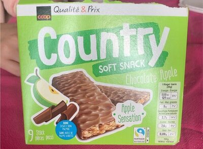 Country Soft snack chocolat pomme