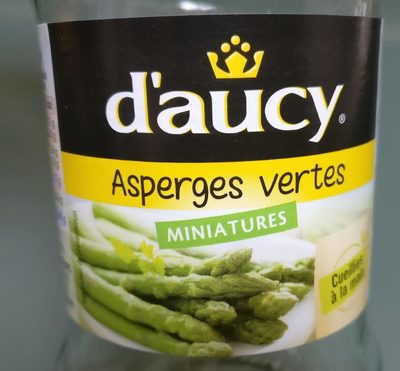Asperges vertes miniatures front packaging