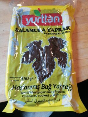 Weinblätter gegart und gesalzen