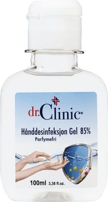 Hånddesinfeksjon Gel 85% 100ml Dr. Clinic
