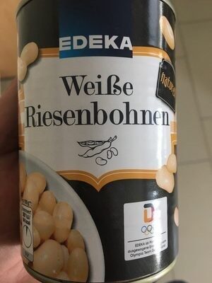 Weiße Riesenbohnen front packaging