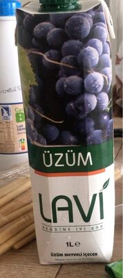 Jus de raisin front packaging