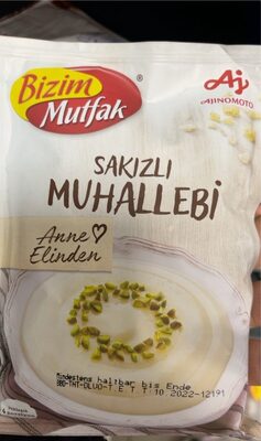 Sakizli muhallebi front packaging