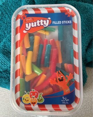 Filled sticks front packaging