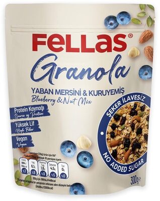 Granola - Blueberry & Nut Mix front packaging