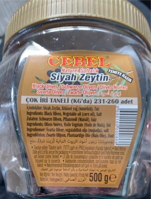 Schwarze Oliven