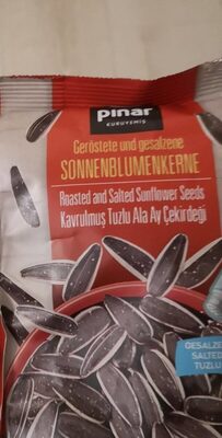 Geröstete und gesalzen Sonnenblumenkerne