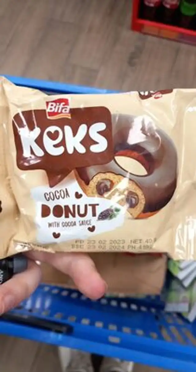 Keks donut front packaging