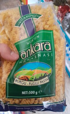 ankara burgulu makarna