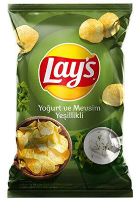 Yoğurt ve Mevsim Yeşillikli Patates Cipsi