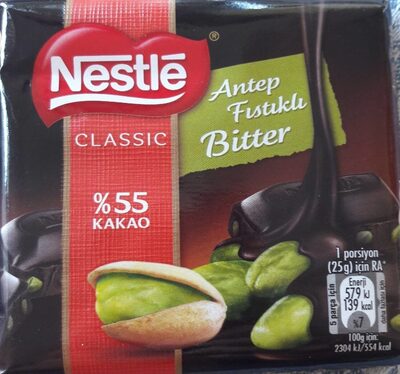 Piatachio bitter chocolate