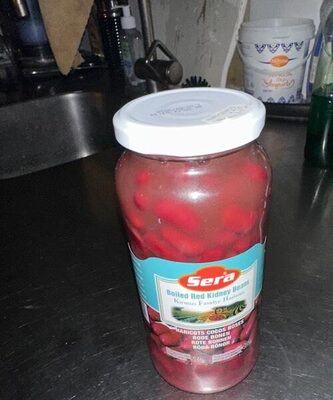 Boiked red kidney beans