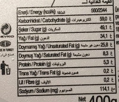 choco loc Kakaoku nutrition facts table