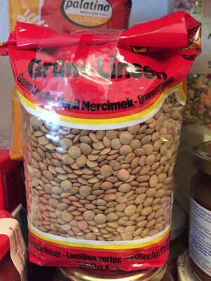 Grüne Linsen getrocknet