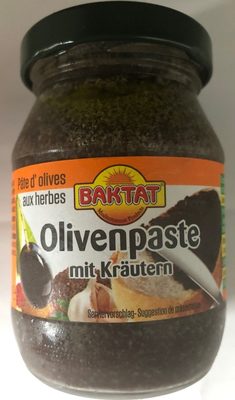 Pâte d'olives aux herbes