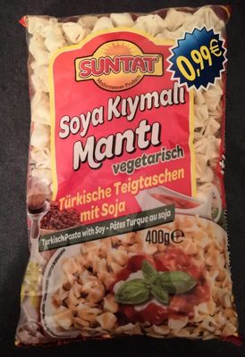 Soya kiymali manti vegetarisch