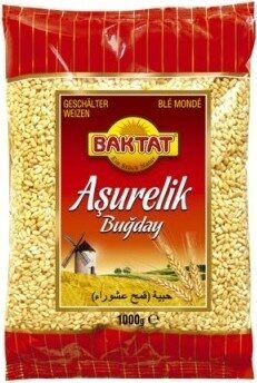 Baktat Weizen FüR Asure, Geschält , 2er Pack (2 x 1 KG Packung)