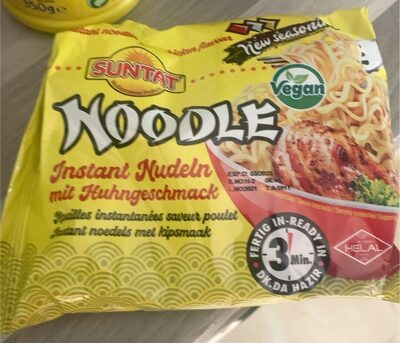 Instant Nudeln mit Huhngeschmack