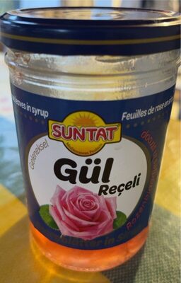 Gül reçeli feuilles de roses en sirop