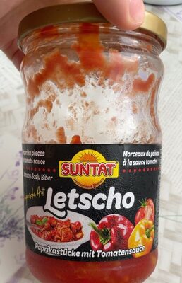 Morceau de poivrons à la sauce tomate front packaging