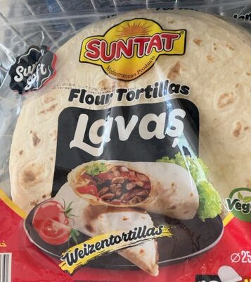 Flour tortillas lavas