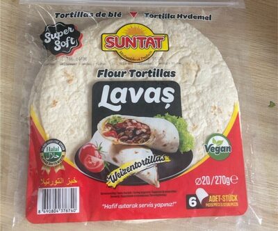 Flour tortillas lavas
