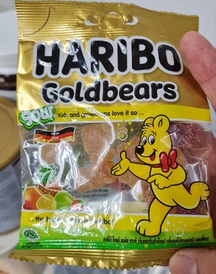 วุ้นเจลาตินสำเร็จรูป กลิ่นผลไม้รวมรูปหมี รสเปรี้ยว