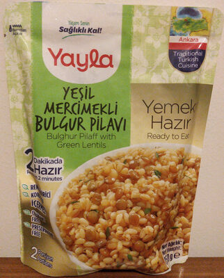Yeşil Mercimekli Bulgur Pilavı