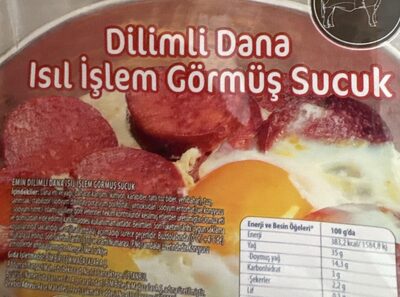 Dilimli Dana Sucuk
