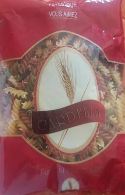 Cardella Fusilli Tricolore front packaging