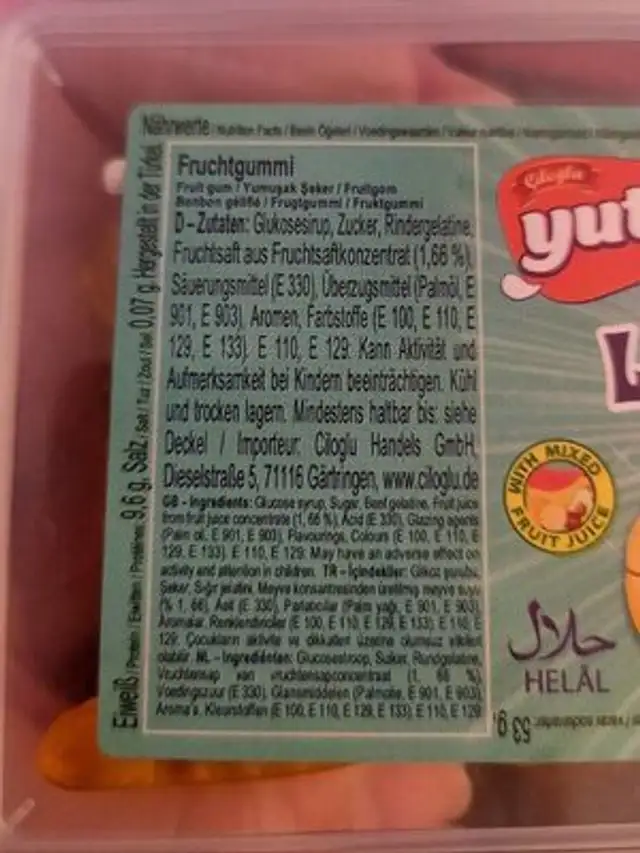 serpents nutrition facts table