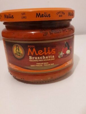 Melis bruschetta  sauce poivron front packaging