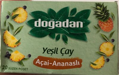 Yeşil Çay Açai Ananas Karışımı Süzen Poşet