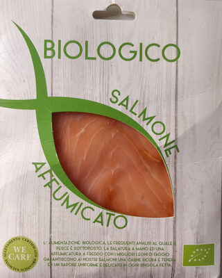 Salmone affumicato biologico front packaging