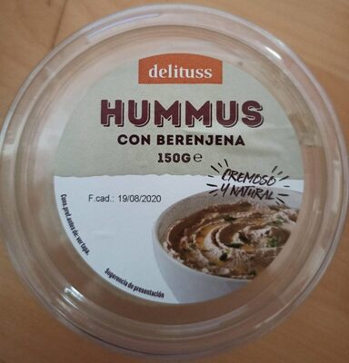 Hummus con berenjena