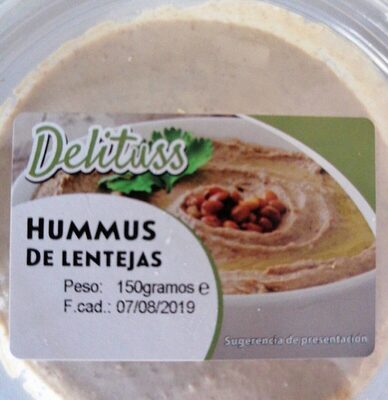 Humus de lentejas