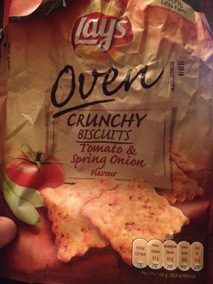 Lay's Oven Crunchy Bisc. Tomato&spring Onion 100g