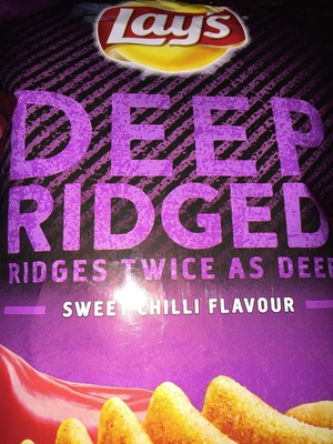 Lay's Deep Ridged Sweet Chilli front packaging