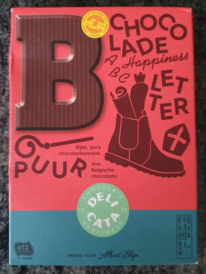 Delicata chocolade letter