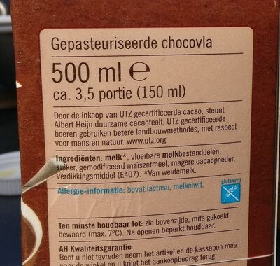 Chocoladevla front packaging