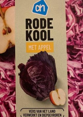 Rode Kool met appel front packaging