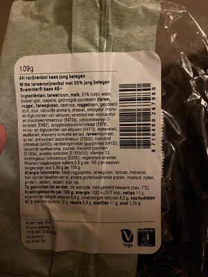 Rozijnenbol kaas jong belegen