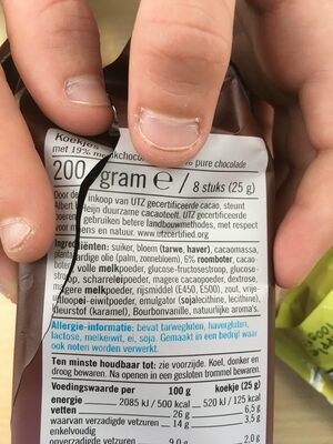 Albert Heijn Choc Chip Cookies Melk En Pure Chocolade