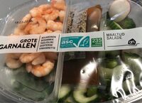 Maaltijdsalade grote garnalen
