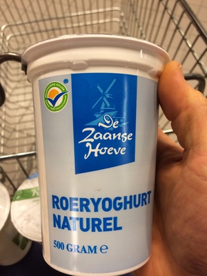 Roeryoghurt naturel front packaging