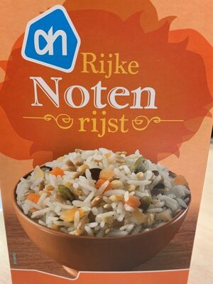 Rijke noten rijst front packaging
