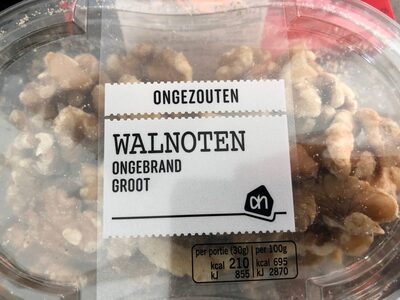 Walnoten ongebrand groot front packaging
