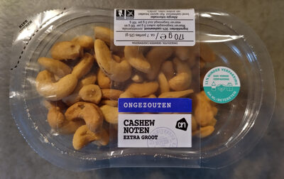 Ongezouten cashew noten extra groot