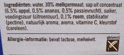 AH DJOEZZ tropisch fruit ingredients label